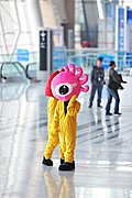 靓丽车模