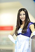 靓丽车模