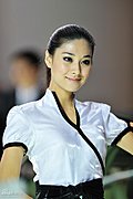 靓丽车模