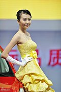 靓丽车模