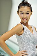靓丽车模