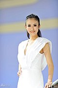 靓丽车模