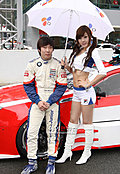 [黄美姬车展] racing gril~~!
