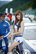 [黄美姬车展] racing gril~~!