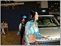 靓丽车模
