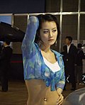 靓丽车模
