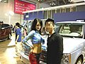 靓丽车模