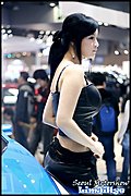 靓丽车模
