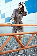 灰色大衣