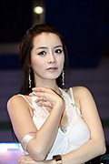 靓丽车模