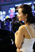 靓丽车模