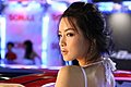 靓丽车模