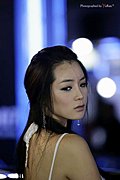 靓丽车模