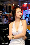 靓丽车模