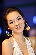 靓丽车模