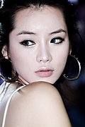 靓丽车模