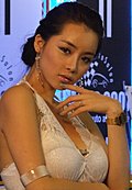 靓丽车模
