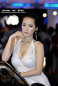 靓丽车模
