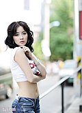 靓丽车模