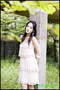 靓丽车模
