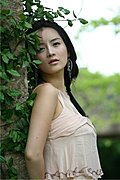 靓丽车模