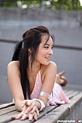 靓丽车模