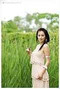 靓丽车模