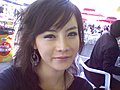 靓丽车模