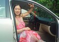 芙蓉姐姐大摆S当车模