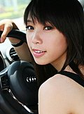 车内美女
