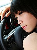 车内美女