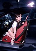 长腿车模