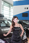 2010第三届银川国际车展 车模美女