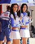 MotoGP顶级赛车女郎 盛夏拍摄绝美照