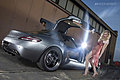 传世经典搭性感美女  重现奔驰SLS AMG