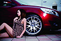 豹纹美女与VOLVO 
