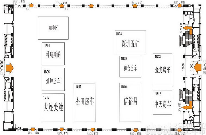 一层分布图