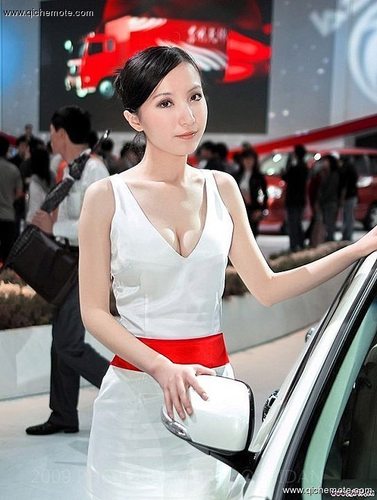 性感的车模