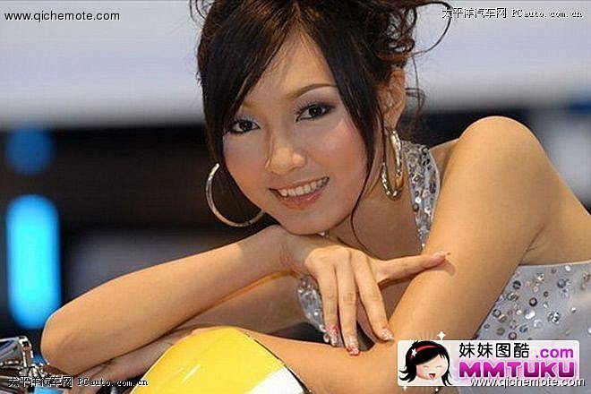 泰国也有如此高素质的车模