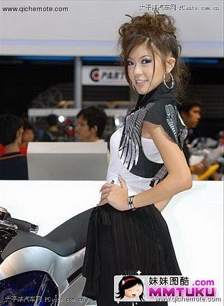 泰国也有如此高素质的车模