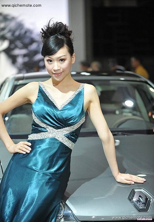 2009广州车展车模侧脸写真