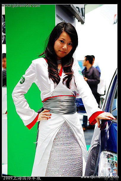2009上海国际车展美丽车模系列
