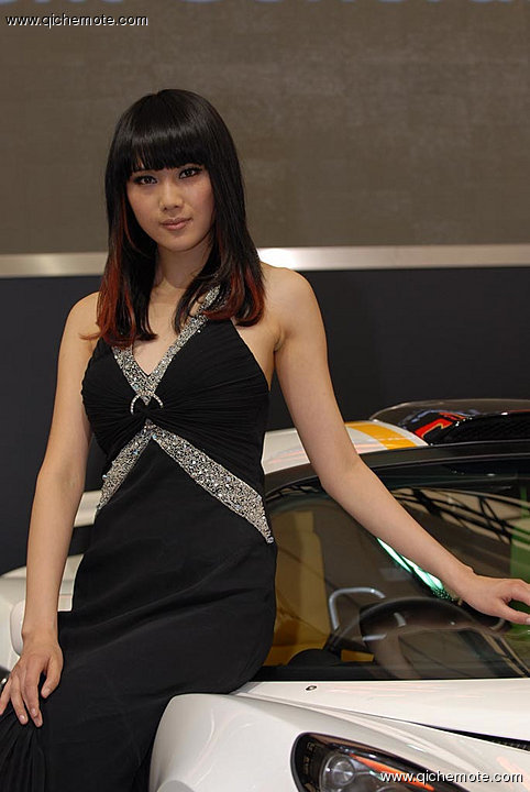 09上海车展媒体日车模大全