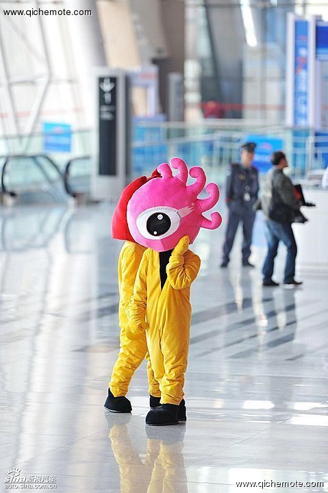 靓丽车模