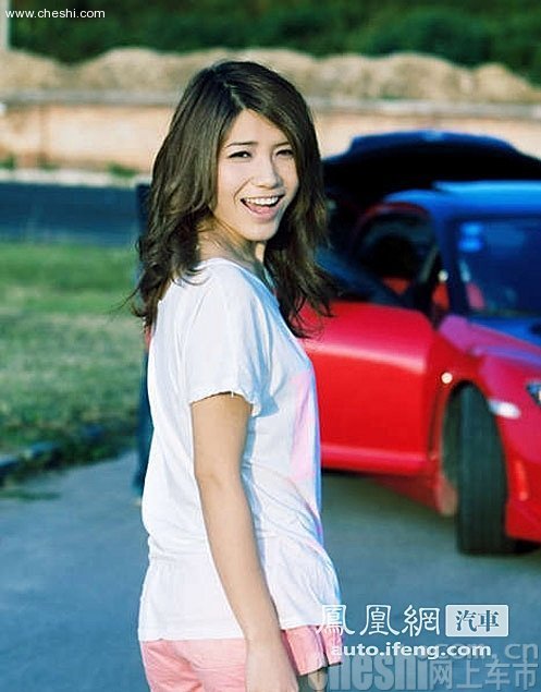美丽车模
