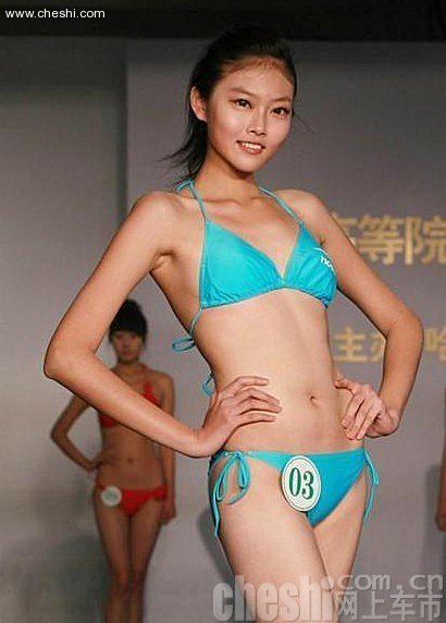 北京车展模特培训现场