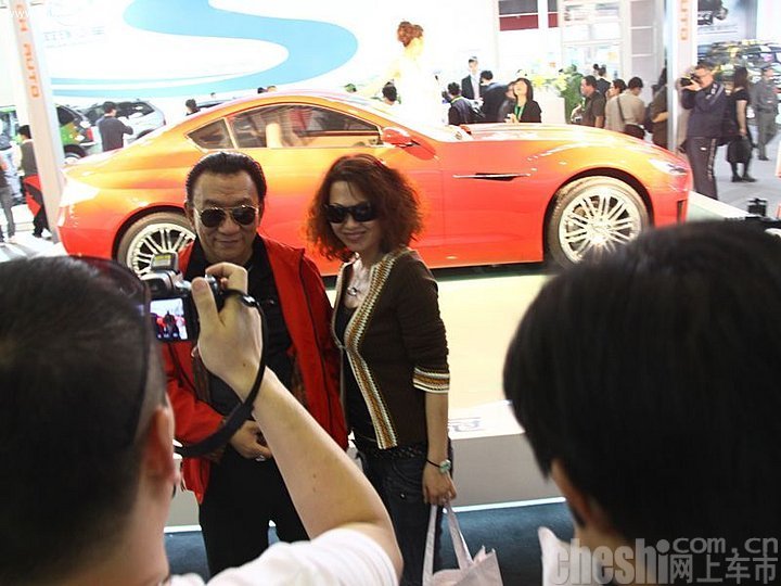 侯耀华亮相北京车展