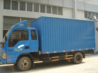 【出售广东二手蓝色卡车HFC1043单排整车 江