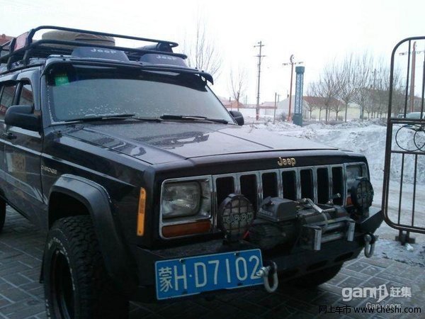 【出售北京二手黑色 切诺基 4x4 电喷】_20年行驶16.