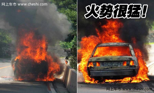 上海大众 桑塔纳 自燃